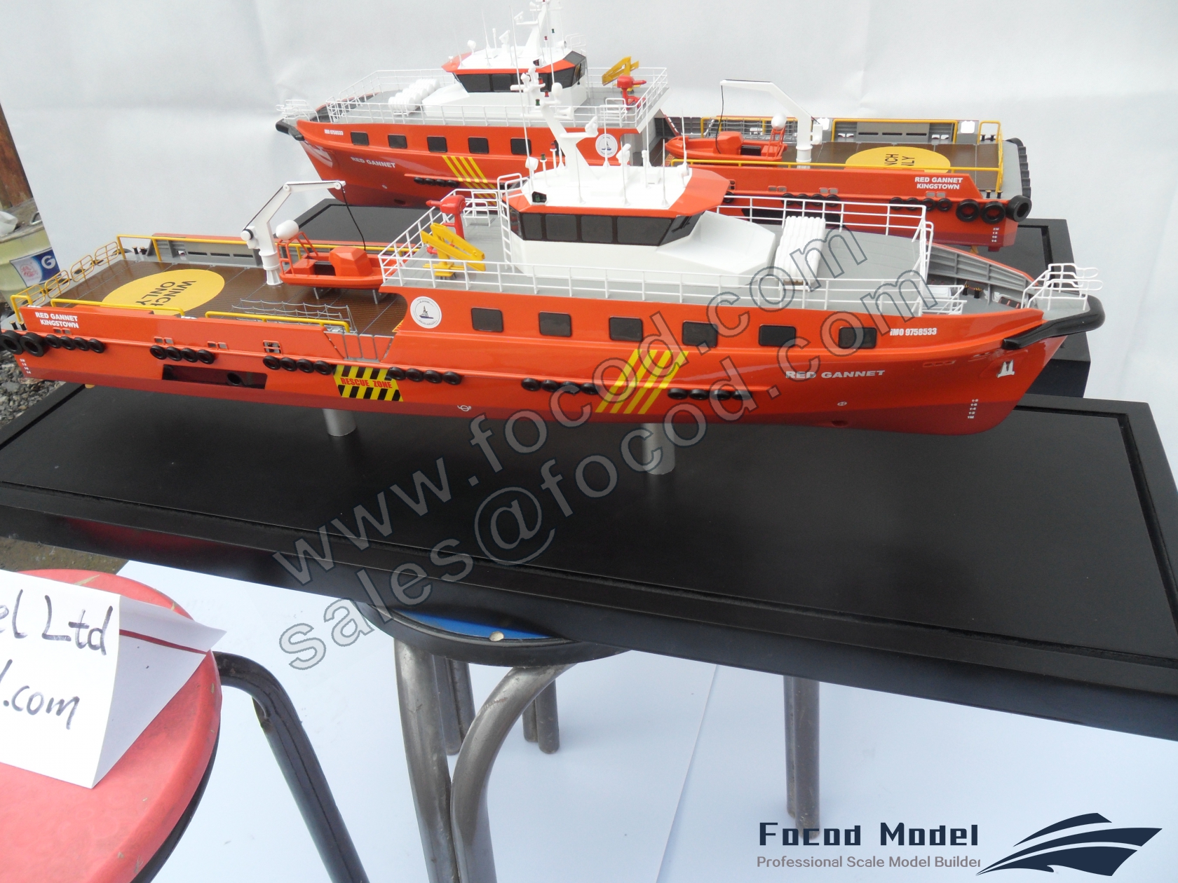 customized model of 40m Fast Crew Boat
